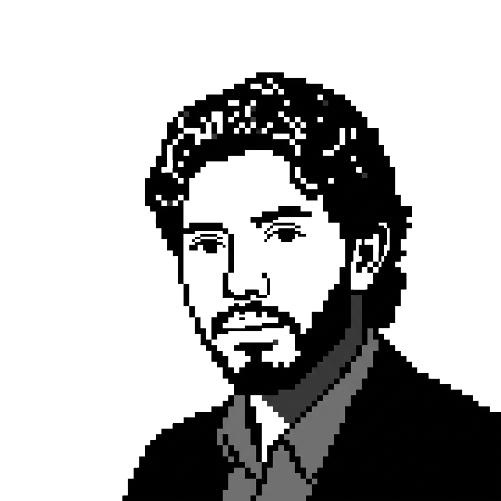 pixel art portrait